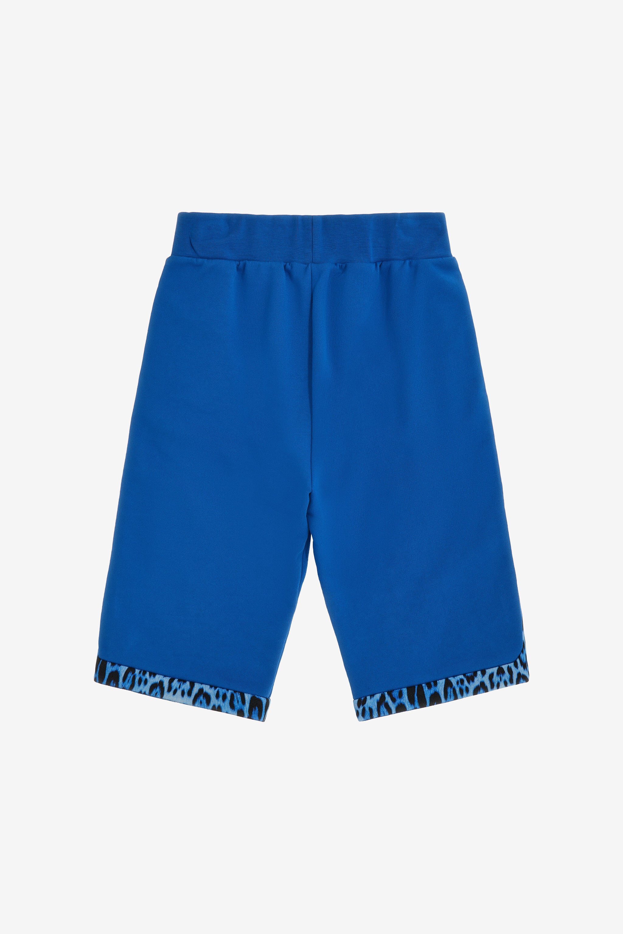 JU Blue Leopard Shorts JU Blue Leopard Shorts Blue SJT233-CF050