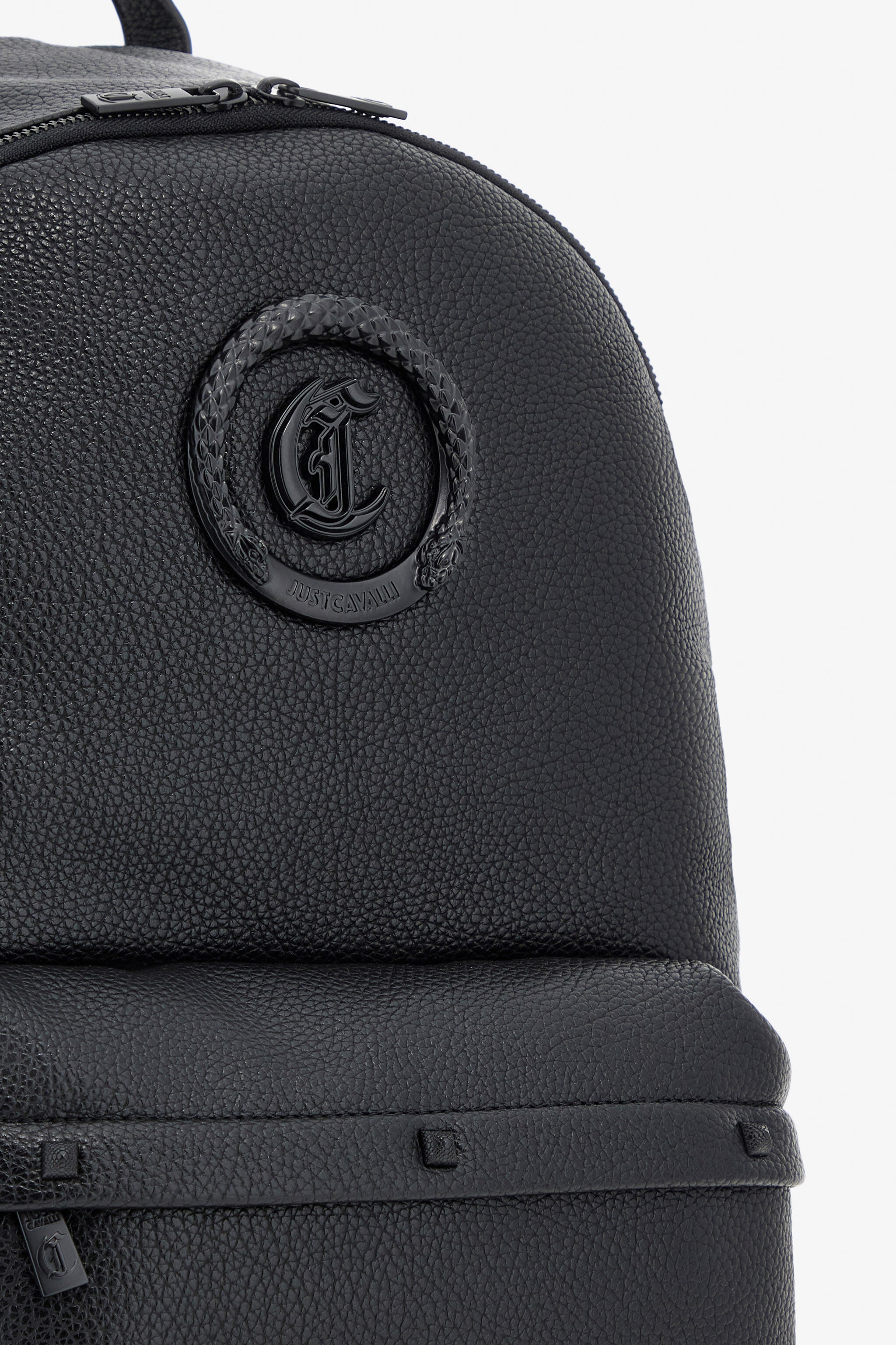 JC Just Cavalli Backpack JC Just Cavalli Backpack Black TFB023-TF293