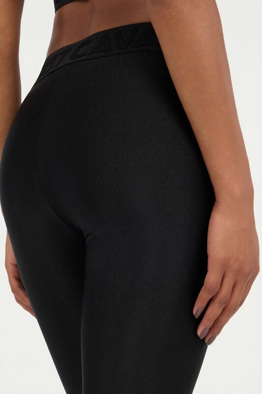 JC Leggings Noirs à Bande Logo JC Leggings Noirs à Bande Logo BLACK VFS012-VF270