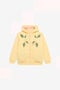JU Felpa Gialla Con Cappuccio E Zip E Ricamo Floreale JU Felpa Gialla Con Cappuccio E Zip E Ricamo Floreale YELLOW UJT69E-CF050