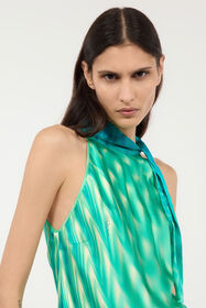 RC Silk Optical Glass-Print Top RC Silk Optical Glass-Print Top Light green UKT600-RYN47