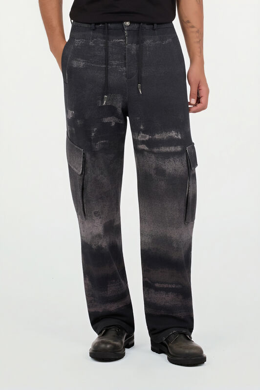 RC Mélange Grey Pants with Washed Effect RC Mélange Grey Pants with Washed Effect GREY MELANGE VNT25C-FOP69