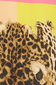 RC Silk Kaftan with Cavalli Pop Print YELLOW WQT180-SQR33