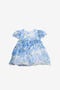 JU Plumago Print Dress JU Plumago Print Dress WHITE/BLUE WJT105-CTR13