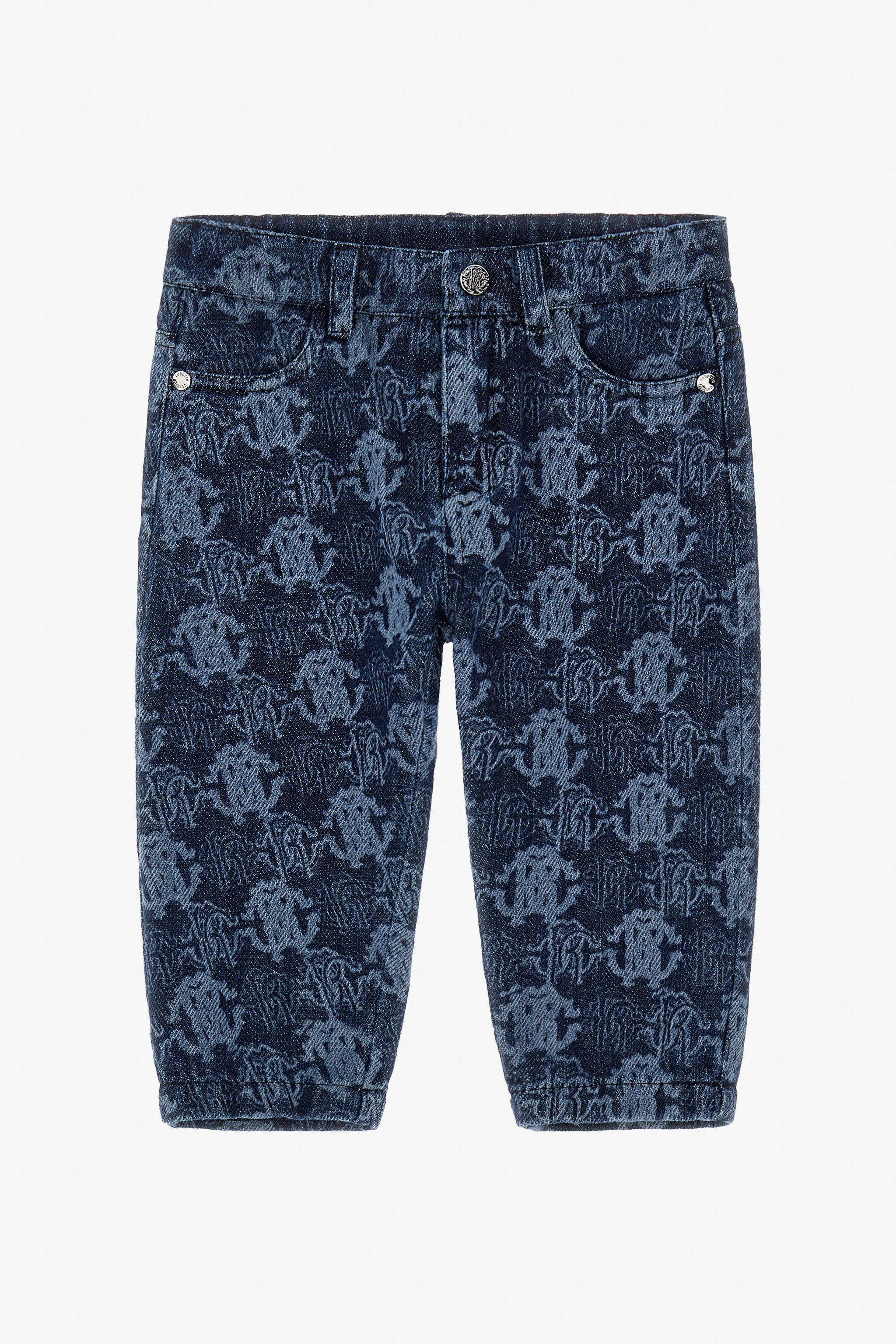 JU Hose aus Denim mit dem Logo RC JU Hose aus Denim mit dem Logo RC Blau TJJ209-DL001