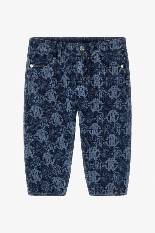 JU Hose aus Denim mit dem Logo RC JU Hose aus Denim mit dem Logo RC Blau TJJ209-DL001