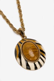 RC Double Necklace With Ray Of Gold Pendant Gold VKG002-AM021