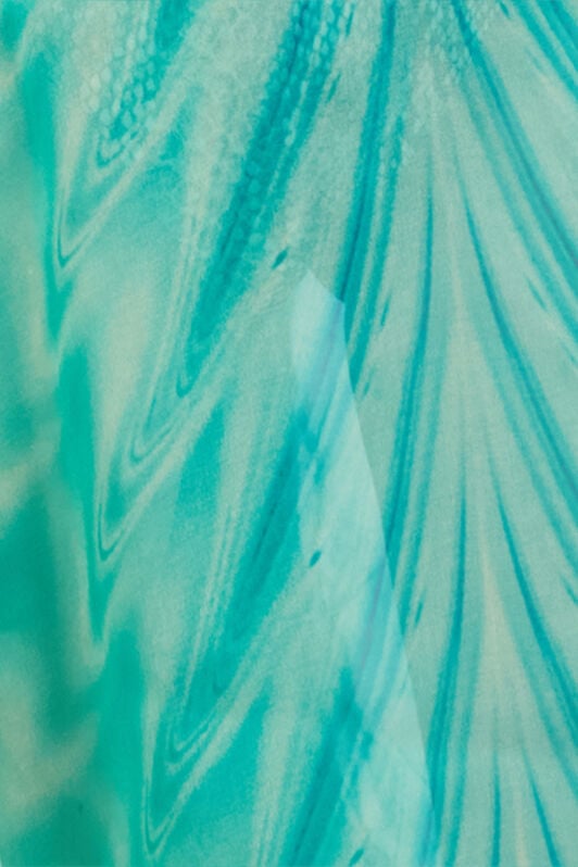 RC Long Caftan With Optical Glass Print RC Long Caftan With Optical Glass Print Light green UKW011-HNN76