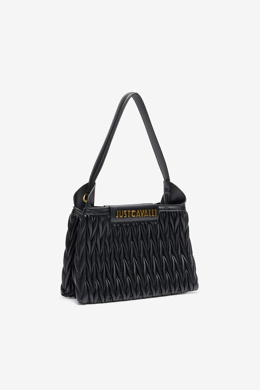 JC Bag With Metal Lettering JC Bag With Metal Lettering Black TFB061-TF426