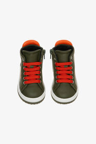 JU Sneaker mit RC-Logo Dunkelgrün RJS00I-PZJ02