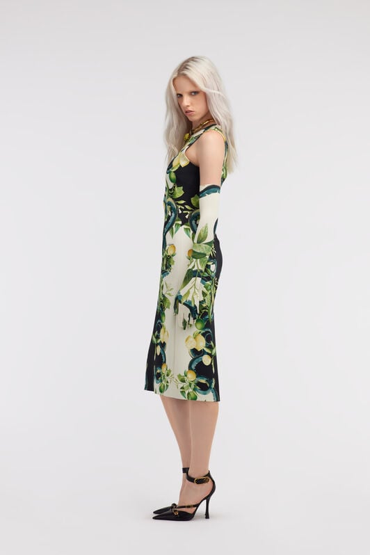 RC Short Lemon print dress RC Short Lemon print dress Schwarz SKT127-ORL30