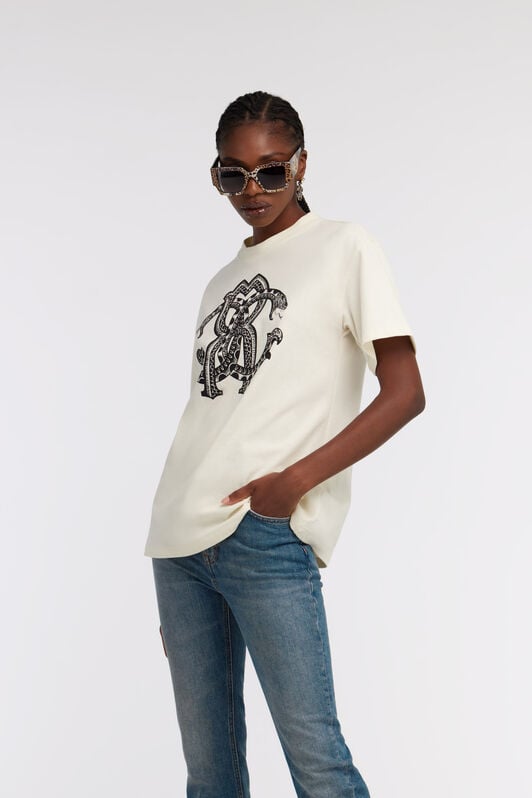 RC Monogram RC t-shirt RC Monogram RC t-shirt Ivory SKT61A-JD062