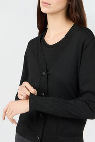 RC Twin Set in Black Knit BLACK SOM60F-VI011