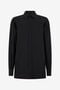 JC Chemise unie à manches longues BLACK VFT232-VF379