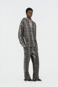 RC Python Print Hoodie Sweatshirt PYTHON DARK GREY SOT66J-CF063