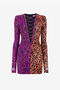 RC Murena Print Dress Mini Purple QKR101-LNF50