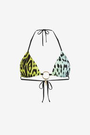 RC Jaguar-Print Bikini Briefs Light green QKW00G-LNF53