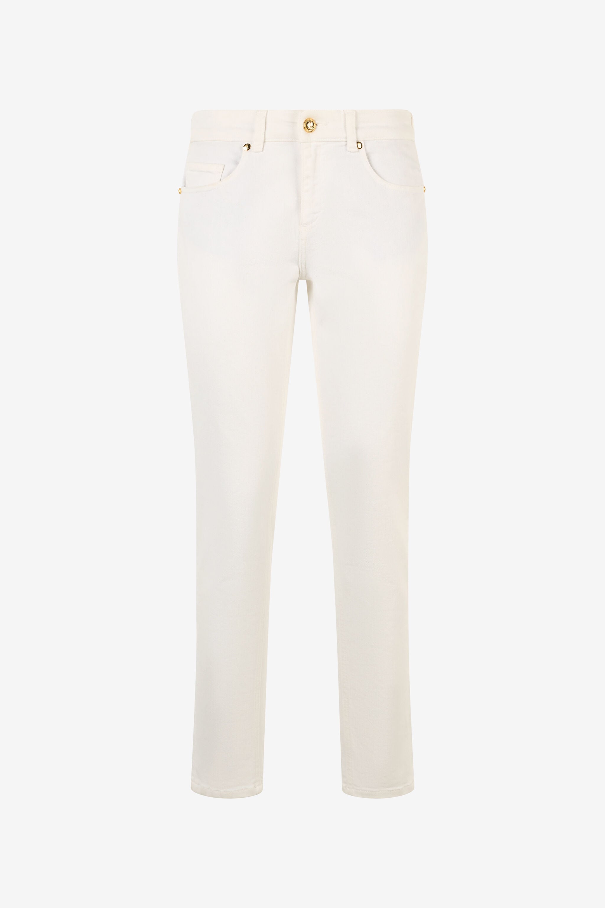 JC Straight-Leg Pants JC Straight-Leg Pants White UFJ009-UF136