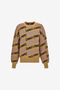 JC Just Cavalli Jacquard Pullover JC Just Cavalli Jacquard Pullover Light Brown RKM658-RK352