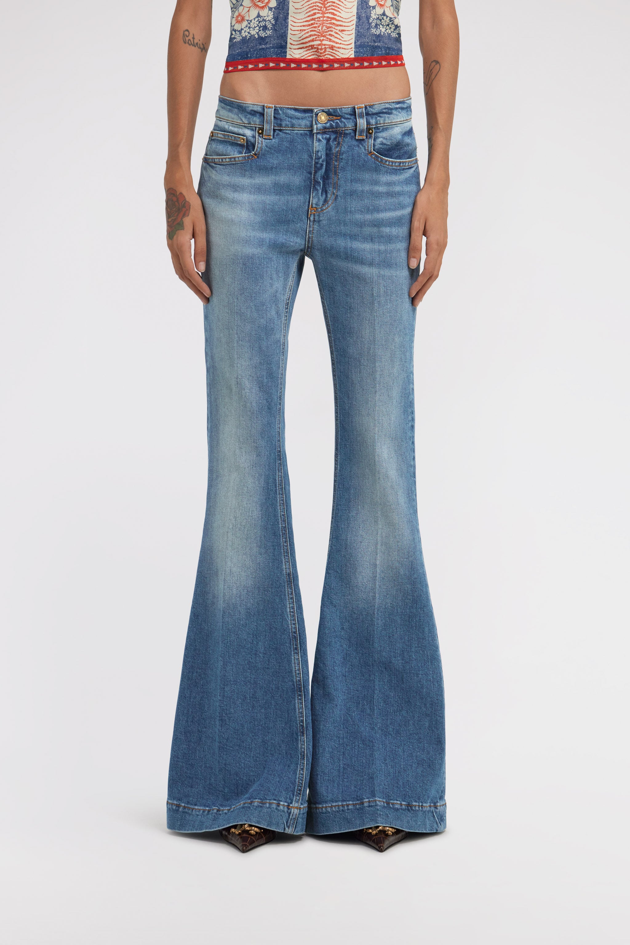 RC Flared Jeans RC Flared Jeans Blue TKJ205-DS001