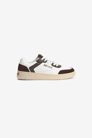 JC White Leather Sneakers With Contrast Inserts 899+900+127 VFS068-VF526