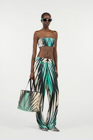 RC Ray Of Sea Print Bandeau Top Светло-голубой VKT602-RLM33
