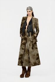 RC Veste En Coton Avec Imprimé Tie-Dye DARK BEIGE XQT401-CE037