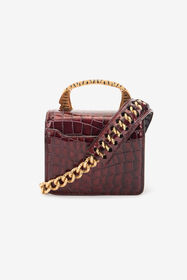 RC Crocodile-Print Roar Bag RC Crocodile-Print Roar Bag Dark red SKB025-PZE01