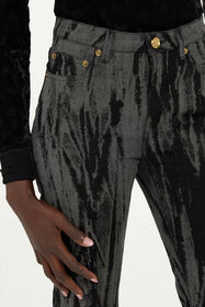RC Black Denim Jeans With A Streak Effect RC Black Denim Jeans With A Streak Effect Black VWJ221-DE013