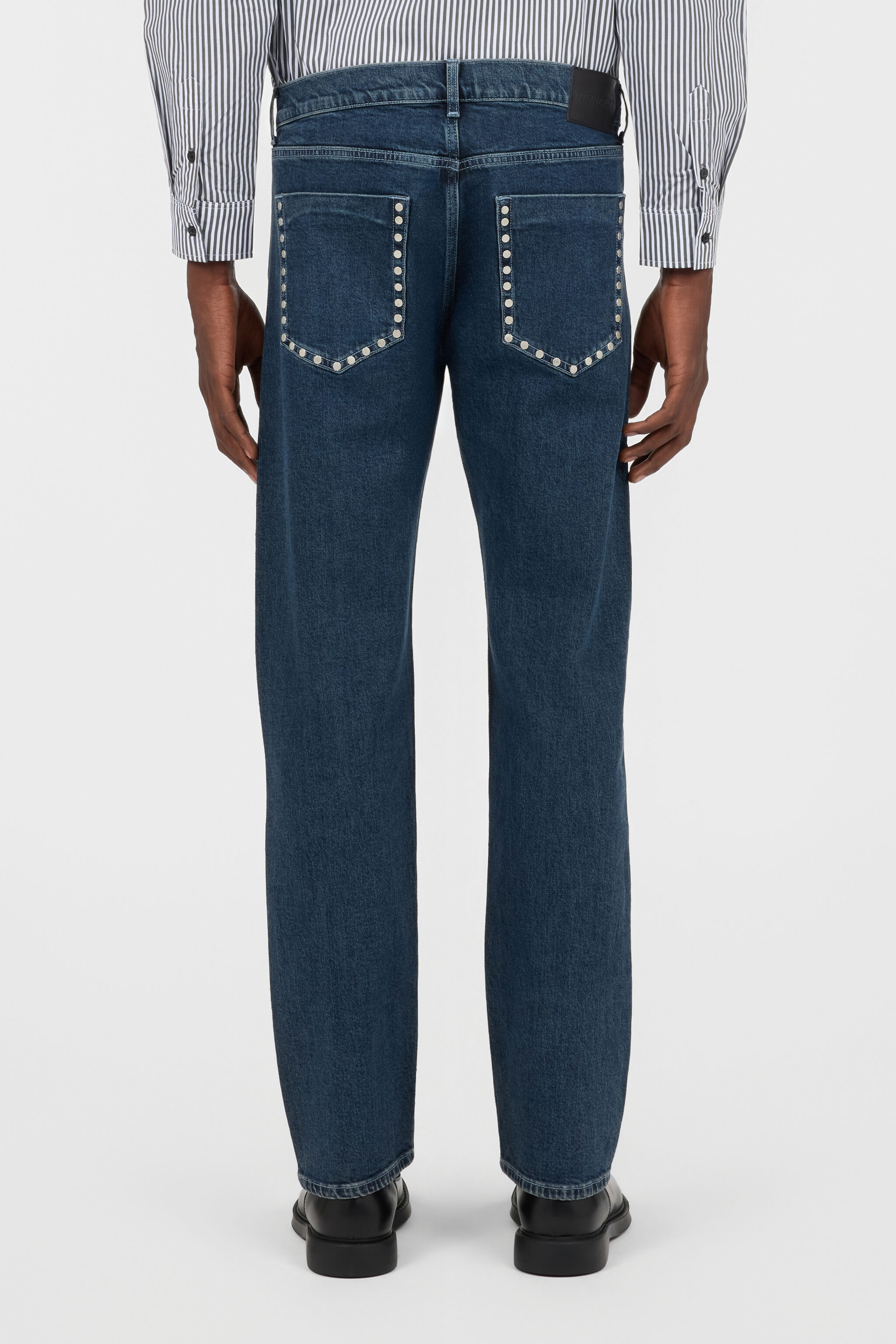 RC Denim-Hose Ready To Wear Hose Blau Nieten RC Denim-Hose Ready To Wear Hose Blau Nieten DENIM TOJ20G-DL010