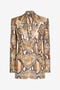 RC Python Print Jacket RC Python Print Jacket Brown UWT405-4QN93