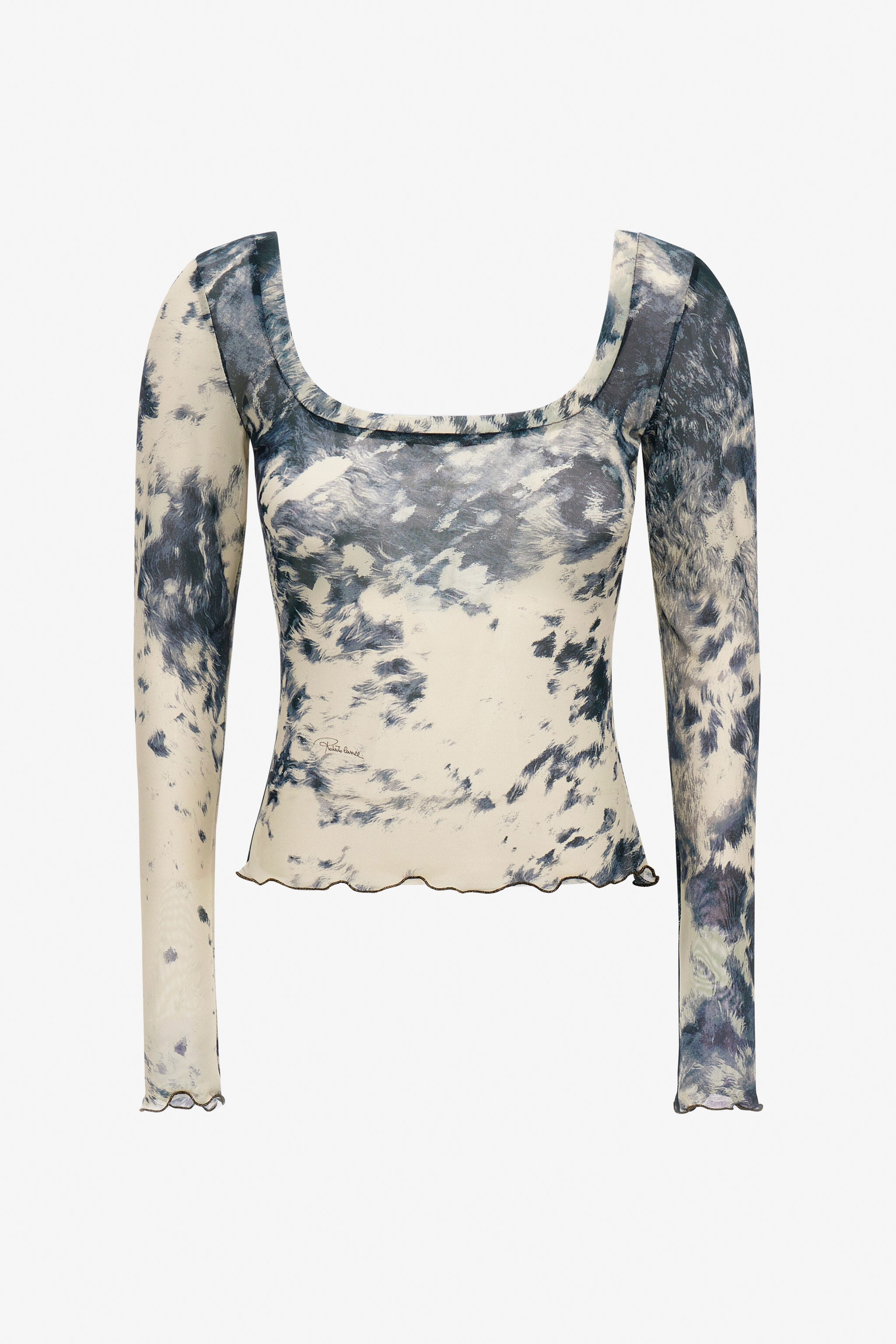 RC Appaloosa Print Top Blue TKT67D-6HN08