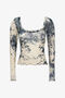 RC Appaloosa Print Top RC Appaloosa Print Top Blue TKT67D-6HN08