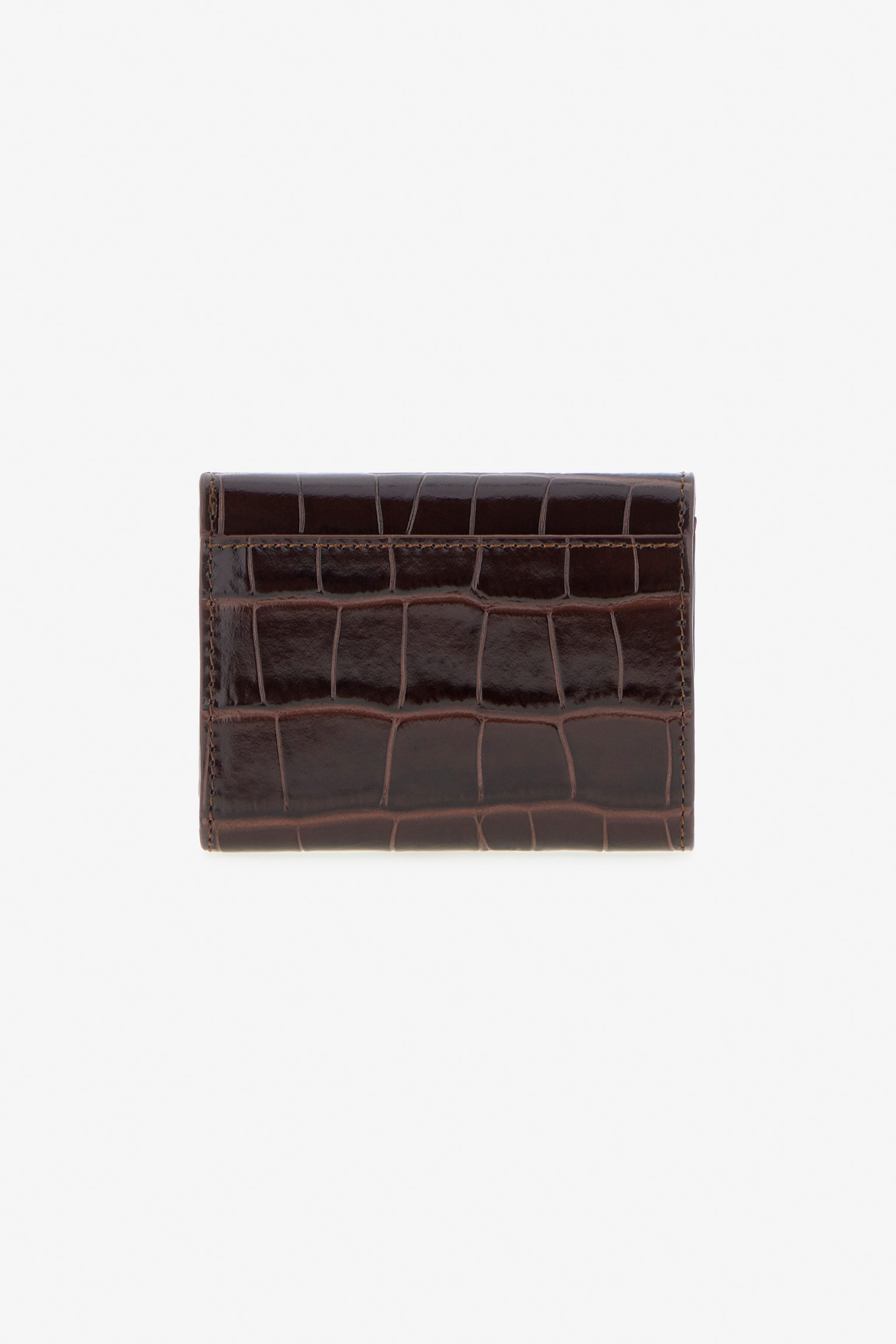 RC Portefeuille avec imprimé crocodile RC Portefeuille avec imprimé crocodile Marron TKA002-PZ975