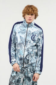 JC Sweatshirt With Jungle Print Light blue UFT071-UF091