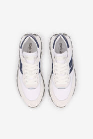 RC White Sneakers With RC Logo WHITE/BLUE QOS00F-PZA81