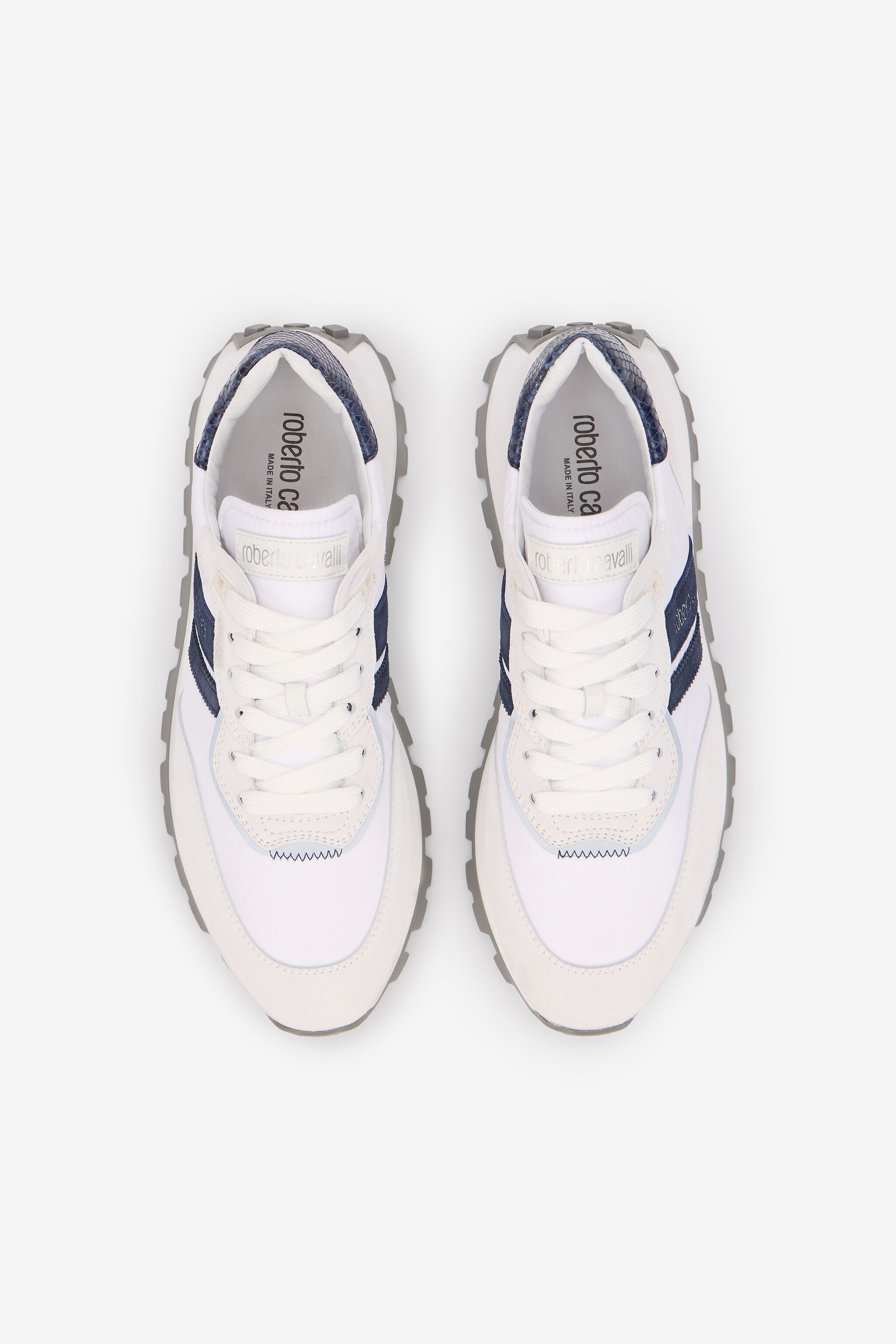 RC Sneakers Bianche Con Logo RC RC Sneakers Bianche Con Logo RC WHITE/BLUE QOS00F-PZA81