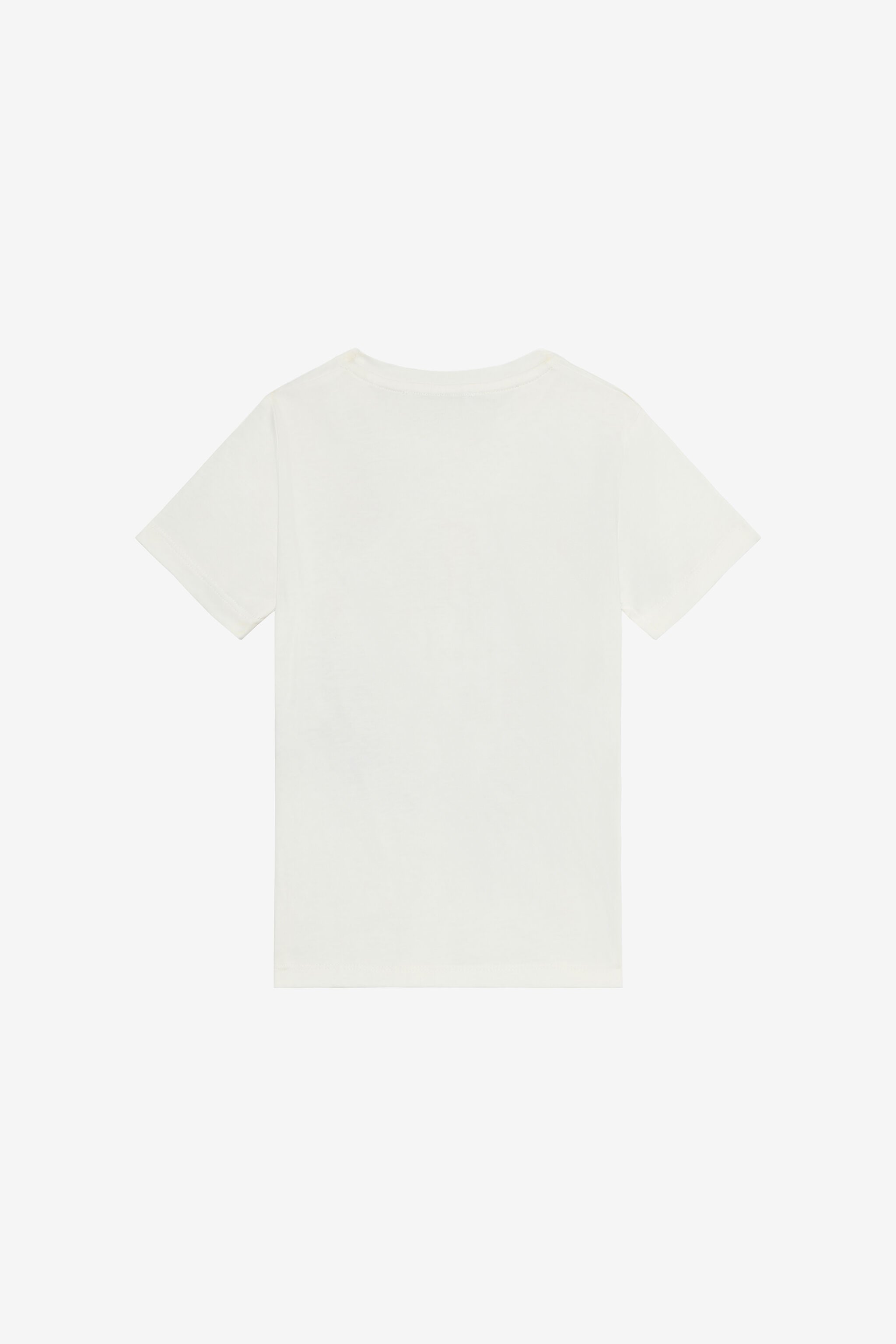 JU Printed cotton T-shirt MILKY WHITE VJT62G-JD001