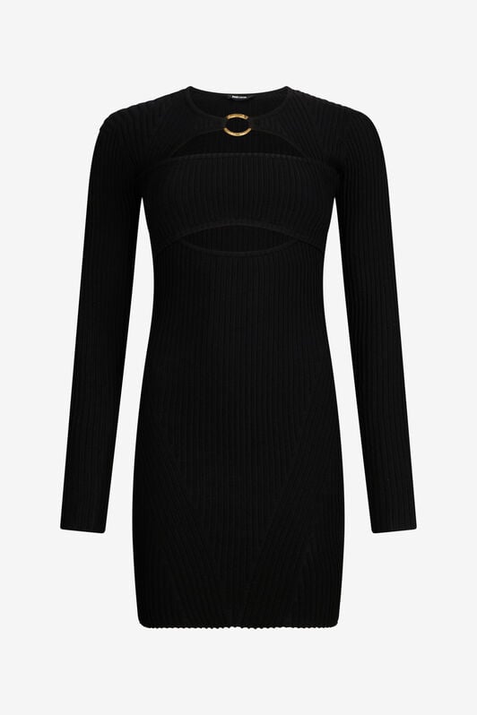 JC Black Mini Dress With Cut-Out JC Black Mini Dress With Cut-Out BLACK VFT254-VF401