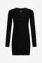 JC Mini Robe Noire Avec Découpe JC Mini Robe Noire Avec Découpe BLACK VFT254-VF401