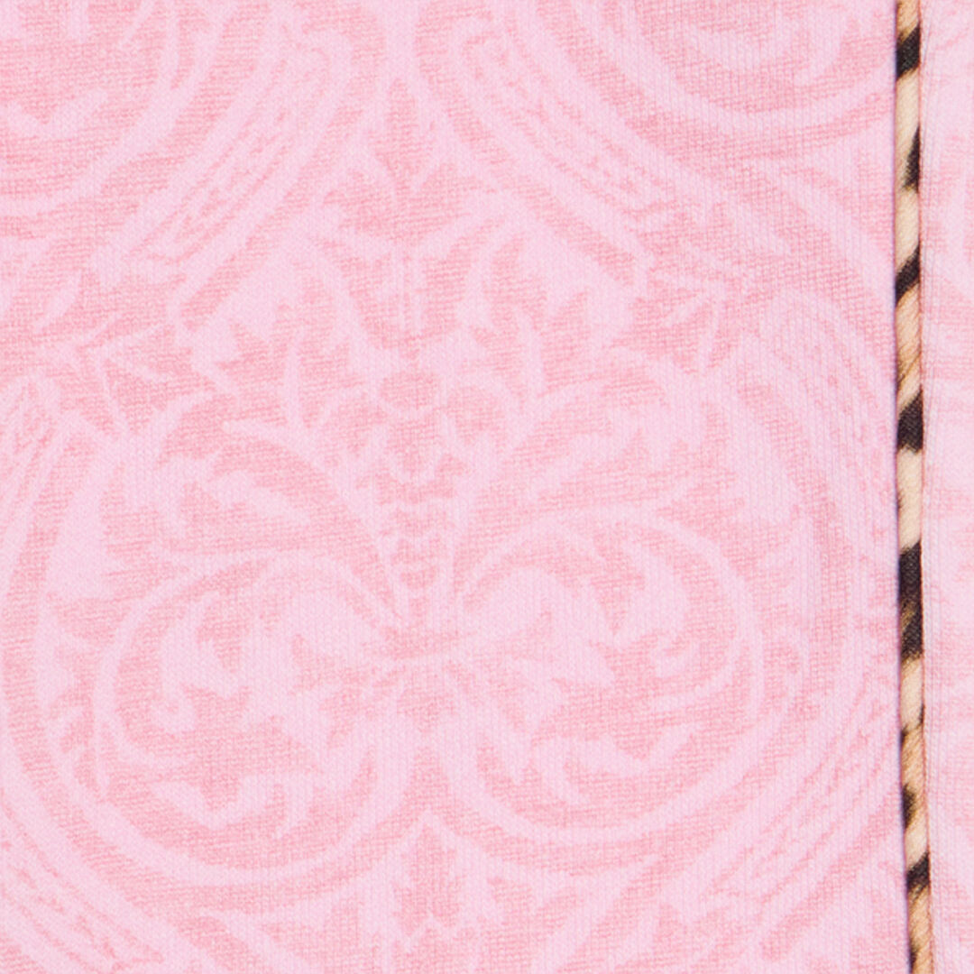 JU Pink Trousers with Leopard Side Stripe JU Pink Trousers with Leopard Side Stripe BABY ROSE VJT202-5OP28