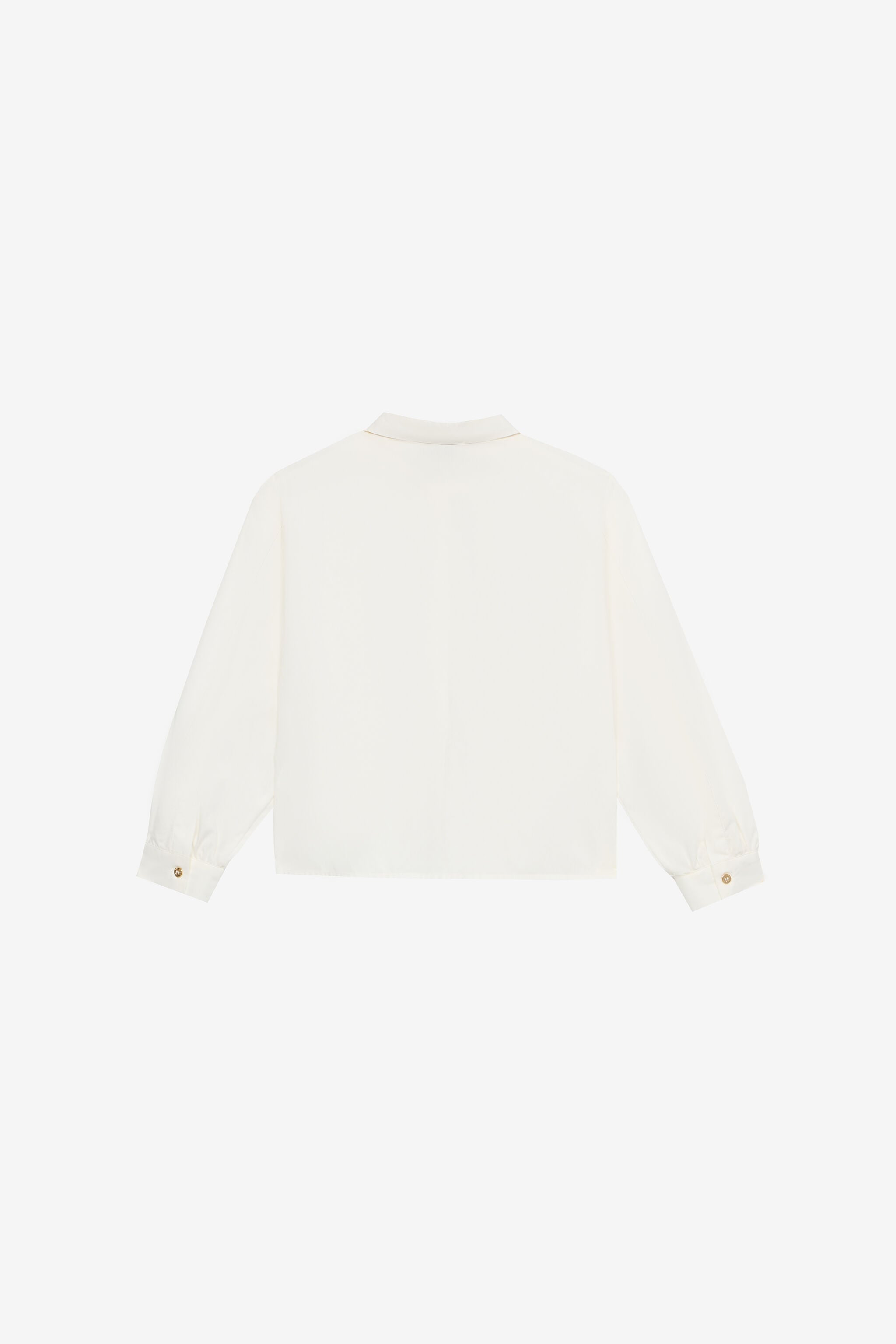 JU Shirt With Golden RC Monogram JU Shirt With Golden RC Monogram White UJT72B-CH004