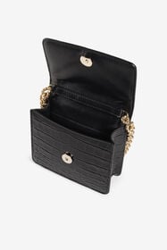 RC Borsa a spalla Roar piccola con tigri gioiello RC Borsa a spalla Roar piccola con tigri gioiello Nero QKB025-PZ055