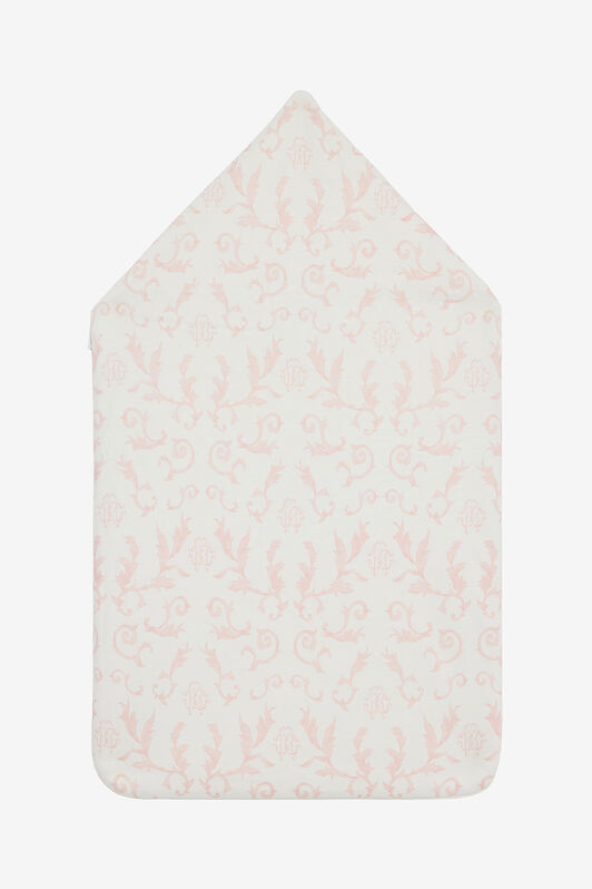 JU Sleeping Bag With Floral Print And RC Monogram JU Sleeping Bag With Floral Print And RC Monogram Pink UJT807-JFO36