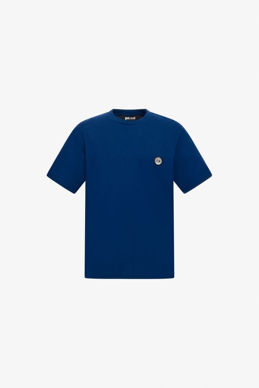 JC Just Cavalli T-shirt JC Just Cavalli T-shirt Dark blue TFT031-TF048