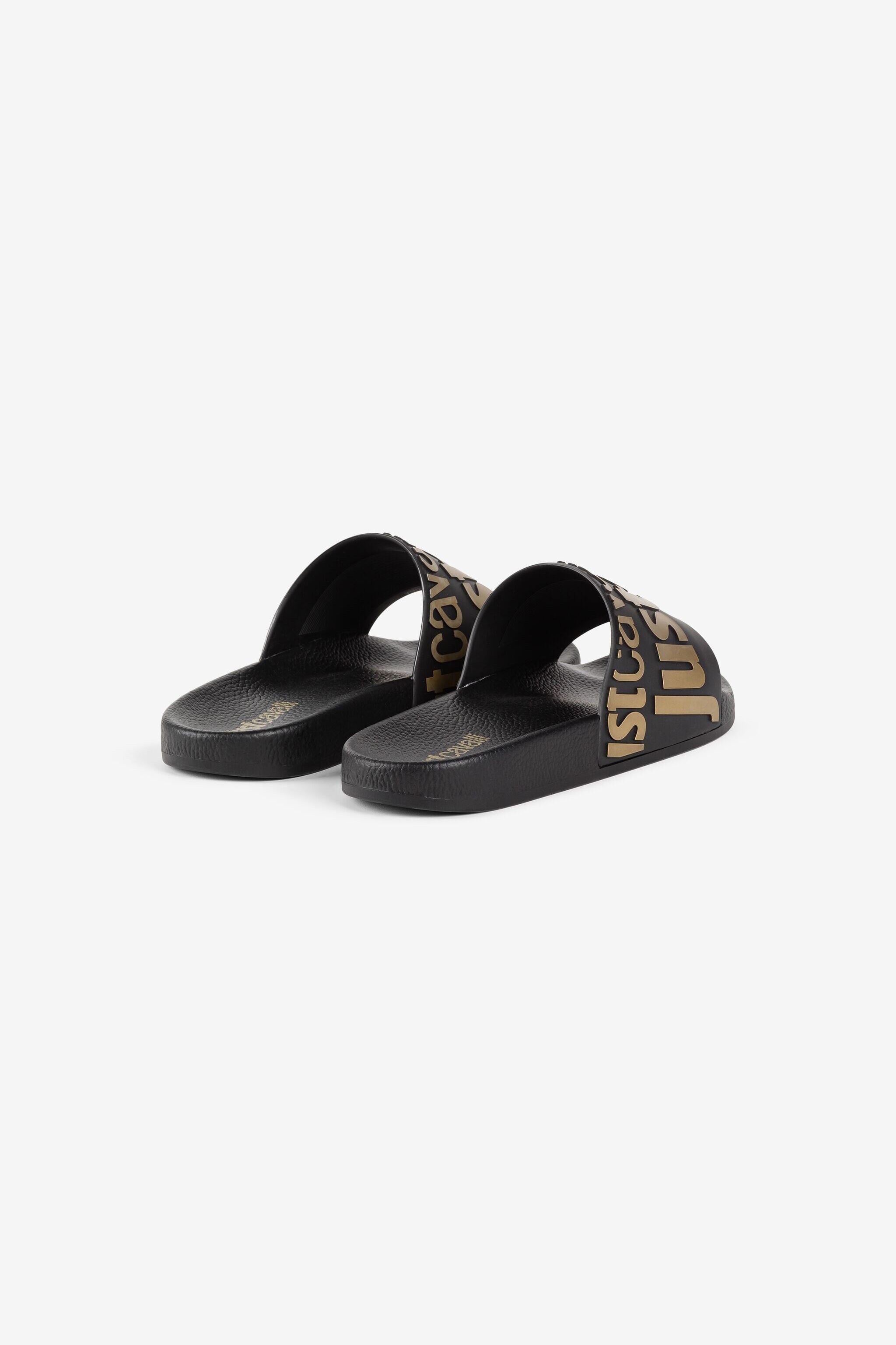 JC Just Cavalli Logo Slides JC Just Cavalli Logo Slides BLACK Q61675-Q0578