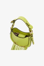 RC Fang Bag shoulder bag with fringes Verde claro SWB020-PZ078