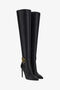 RC Knee-high boots with Monogram Mirror Snake RC Knee-high boots with Monogram Mirror Snake Black RKS017-PZV10