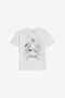 JU Cotton T-shirt with print OPTICAL WHITE VJT60N-JD001