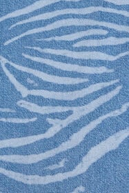 RC Denim Shirt With Tiger Skin Print Light blue URJ775-VMN73